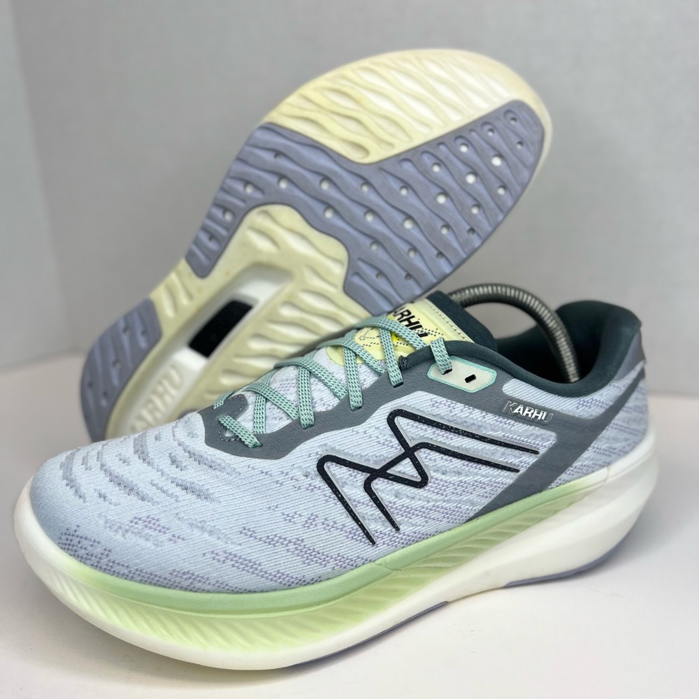 AHHU Women's Athletic Shoes - Light Blue and Green